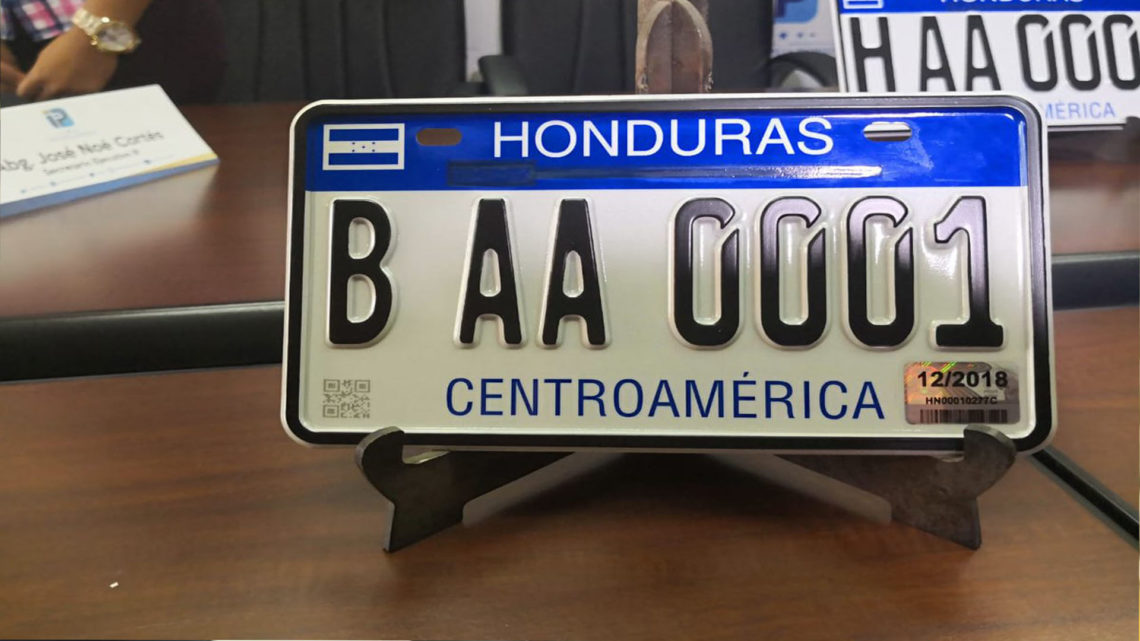 Placas De Honduras 6844